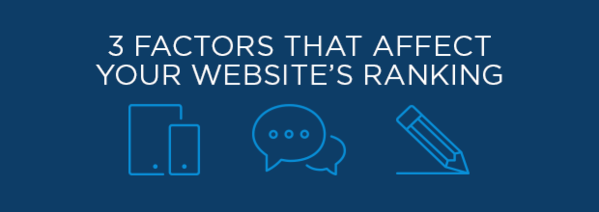 3 Factors that Affect Your Website’s Ranking